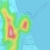 Carte topographique Morro das Feiticeiras, altitude, relief