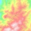 Carte topographique 海坝, altitude, relief