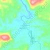 Carte topographique Long Ampung, altitude, relief