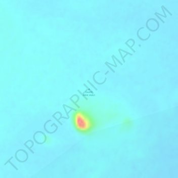 Carte topographique Guelb Mint Askri, altitude, relief