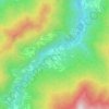 Carte topographique Masanti di sotto, altitude, relief