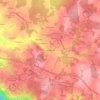 Carte topographique Saint-Quentin, altitude, relief