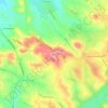 Carte topographique Birot, altitude, relief