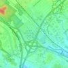 Carte topographique Albany Pine Bush Preserve, altitude, relief