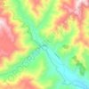 Carte topographique ہجیرہ, altitude, relief