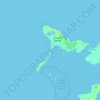 Carte topographique Goat Cay, altitude, relief