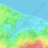 Carte topographique Sunken Meadow, altitude, relief