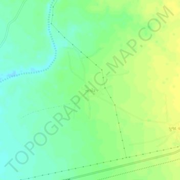 Carte topographique Nagor (Abdasa), altitude, relief