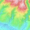 Carte topographique Ayrolles, altitude, relief