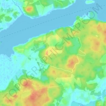 Carte topographique Wien, altitude, relief