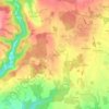 Carte topographique Winterbach, altitude, relief