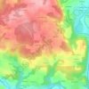 Carte topographique Kergroix, altitude, relief