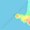 Carte topographique Cape Finnis, altitude, relief