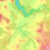 Carte topographique Marroule, altitude, relief