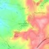 Carte topographique Saint-Symphorien-les-Buttes, altitude, relief