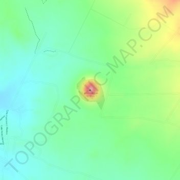 Carte topographique Cerro Latillas, altitude, relief