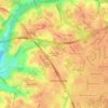 Carte topographique Manchester Estates, altitude, relief