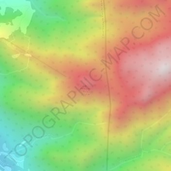 Carte topographique Pedra do Picu, altitude, relief