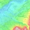 Carte topographique Refos, altitude, relief