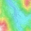 Carte topographique Sassis, altitude, relief