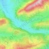 Carte topographique Missen, altitude, relief