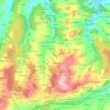 Carte topographique Berg, altitude, relief