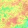 Carte topographique Cosquer, altitude, relief
