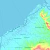 Carte topographique Anyer, altitude, relief