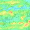 Carte topographique Les Fromentinières, altitude, relief