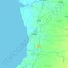 Carte topographique Valsad, altitude, relief