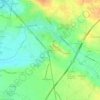 Carte topographique Les Cosses, altitude, relief