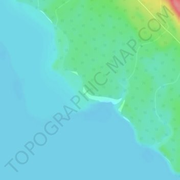 Carte topographique Van Somer Point, altitude, relief