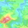 Carte topographique Helgueras, altitude, relief