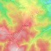 Carte topographique Waldidylle, altitude, relief