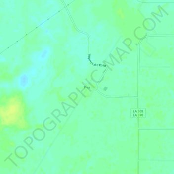 Carte topographique Frey, altitude, relief