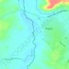 Carte topographique Paso de Cortés, altitude, relief
