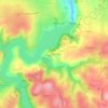 Carte topographique La Goutte Fronde, altitude, relief