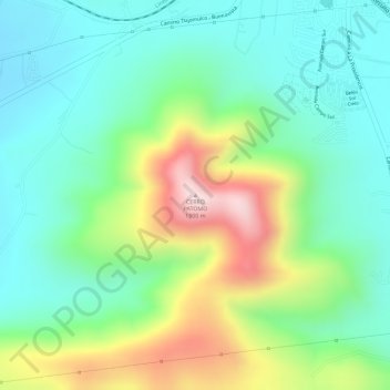 Carte topographique CERRO PATOMO, altitude, relief
