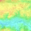 Carte topographique Les Colonies, altitude, relief