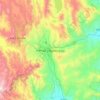 Carte topographique Kombolcha, altitude, relief
