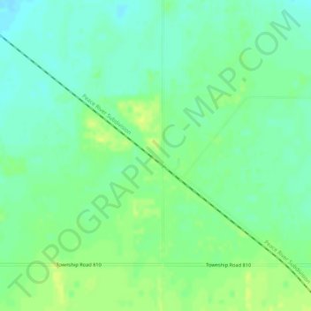 Carte topographique Reno, altitude, relief