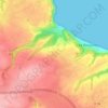 Carte topographique Saint-Eloy, altitude, relief