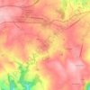 Carte topographique Ceignac, altitude, relief