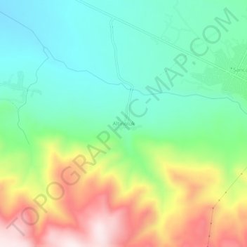 Carte topographique Altınoluk, altitude, relief