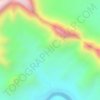Carte topographique Salaise, altitude, relief