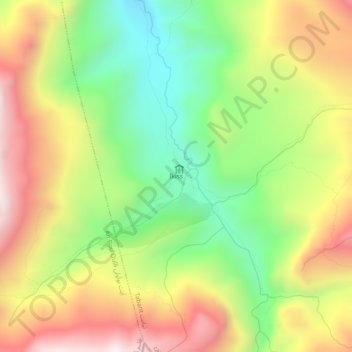 Carte topographique Ikiss, altitude, relief