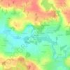 Carte topographique La Hunaudière, altitude, relief