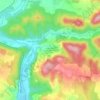 Carte topographique Le Bousquet de la Balme Haut, altitude, relief
