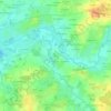 Carte topographique Brais, altitude, relief