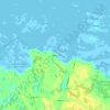 Carte topographique Holand, altitude, relief